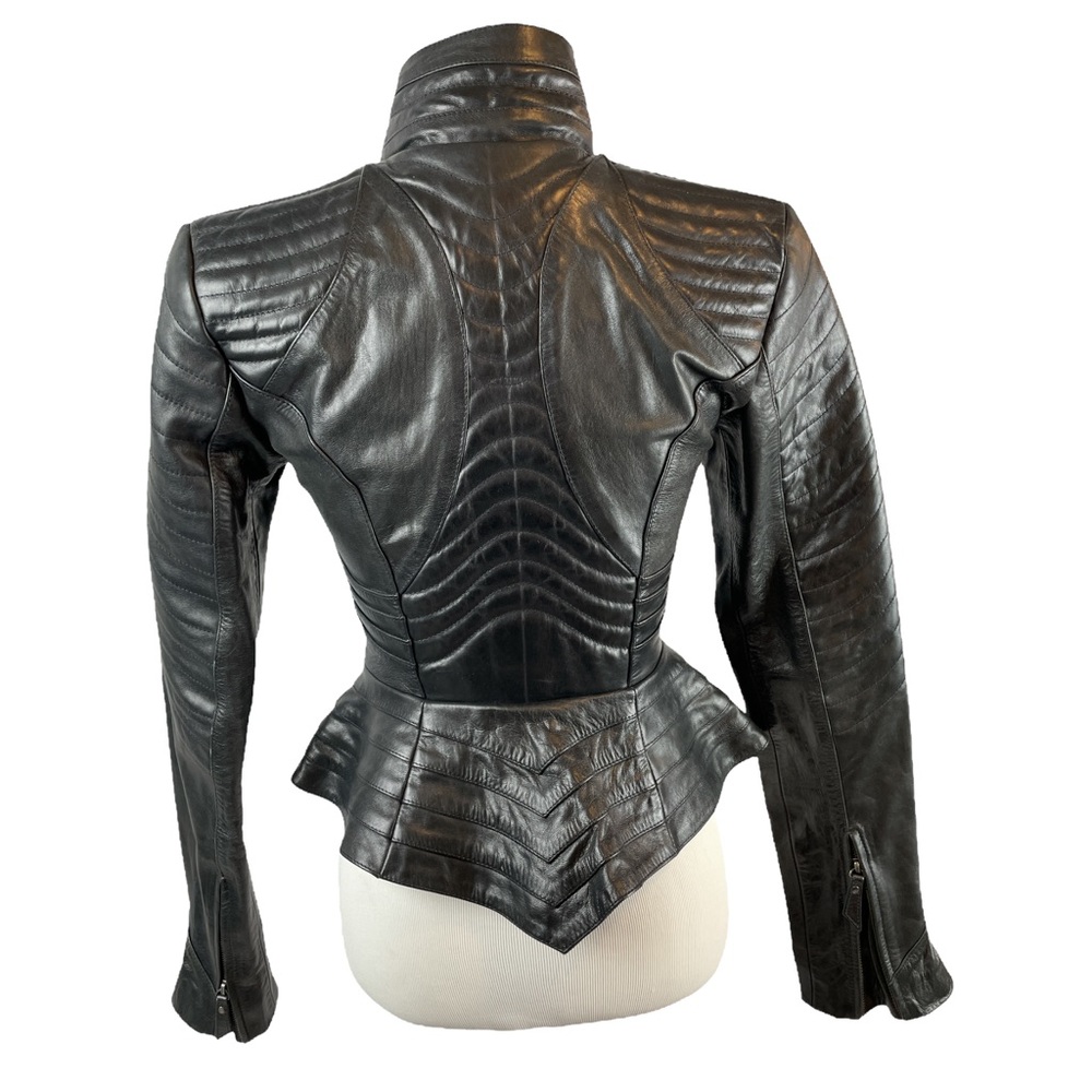 Ritual Atomica Corset Leather Jacket - Picture 3 of 15